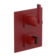 Rubinet Canada T2QRTLMROB - Temperature Control Valve with Stops & Two Way Diverter with Shut-Off (Trim Only)