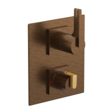 Rubinet Canada T2QRTLTBGD - Temperature Control Valve with Stops & Two Way Diverter with Shut-Off (Trim Only)