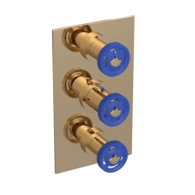 Rubinet Canada T4SLARGDBJ - Temperature Control Valve with Stops & Two Volume Controls  (Trim Only)