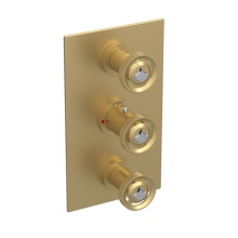 Rubinet Canada T4SLARSBCH - Temperature Control Valve with Stops & Two Volume Controls  (Trim Only)