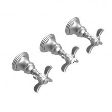 Rubinet Canada T2ARVCCHWH - Trim Tub &amp; Shower Three Valve