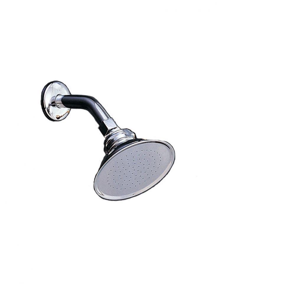 Chrome Shower Head W/Arm &amp; Escutcheon