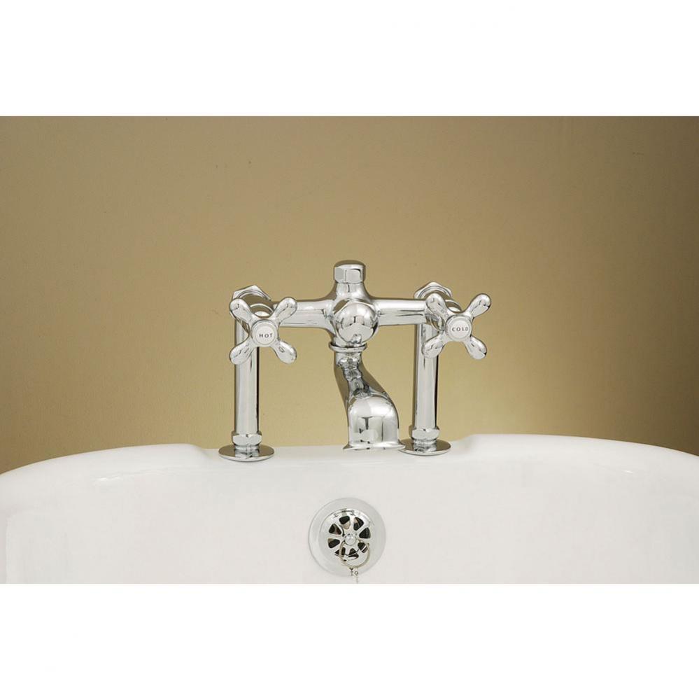 Chrome Deck Mount Faucet-Tub Filler Only