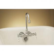 Strom Living P0149-1C - Chrome 3 Ball Leg Tub Faucet With 9 3/4apos;apos;H  Gooseneck Spout