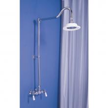 Strom Living P0678C - Chrome Wall Mount Shower Set With Exposed Riser.  Includes Valve Body