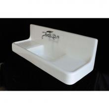 Strom Living P0812 - P0812 The Clarion 5apos;apos; Cast Iron Farmhouse Drainboard Sink Only Without