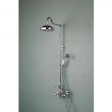 Strom Living P0902C - P0901 Chrome Thermostatic Exposed Shower Set W/Handheld Shower