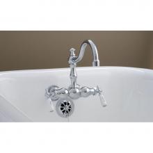 Strom Living P1004C - Chrome 3 Ball Leg Tub Faucet W/Fixed Arched Spout, 3 3/8'' Centers