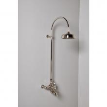 Strom Living P1089C - Chrome Thermostatic Exposed Shower Set W/Spout & Crook Style 36'' Riser, 7'&apo