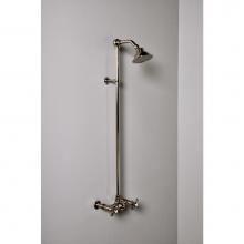 Strom Living P1096C - Chrome Wall Mount Shower Set W/ Exposed 36'' Tall Riser.  Includes Valve Body, Wa