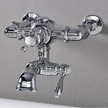 Strom Living P1133C - Thermostatic Tub Faucets Chrome Thermostatic Wall Mount Faucet-Tub Filler Only