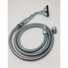 Strom Living P0786C - Chrome All Metal Hand Held Shower Head With Hose