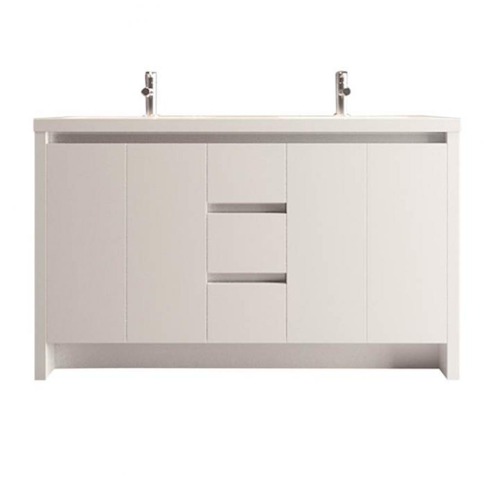 Cosmo 54'' double-sink vanity set