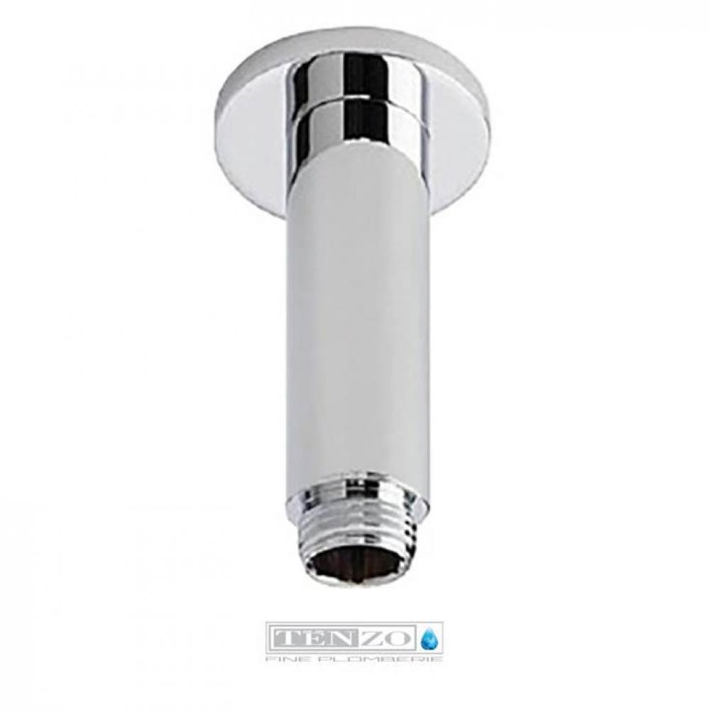 shower arm ceiling round 10cm [4in] chrome