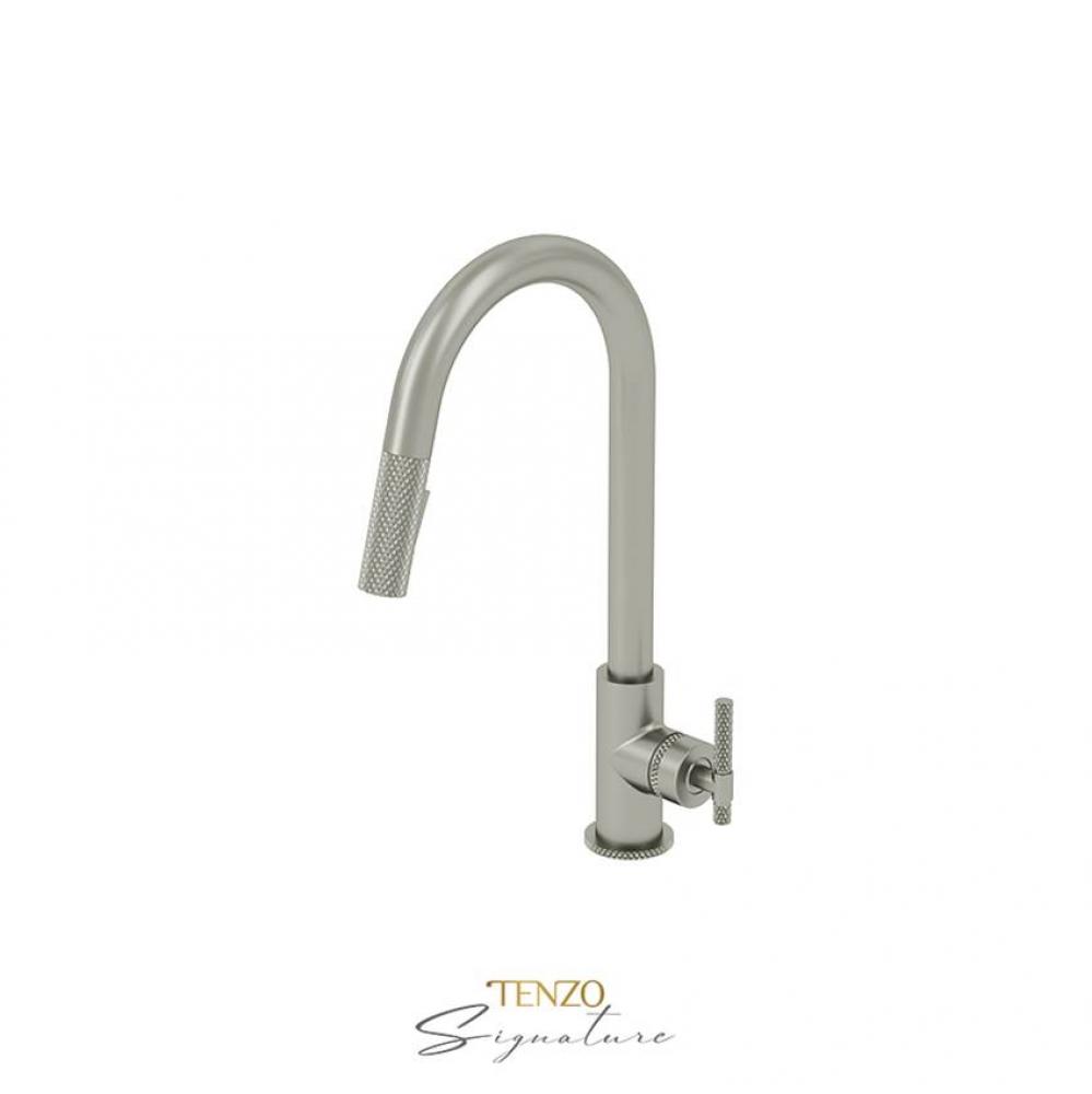 Single-handle kitchen faucet Bellacio with pull-down & 2-Function hand shower stainless steel