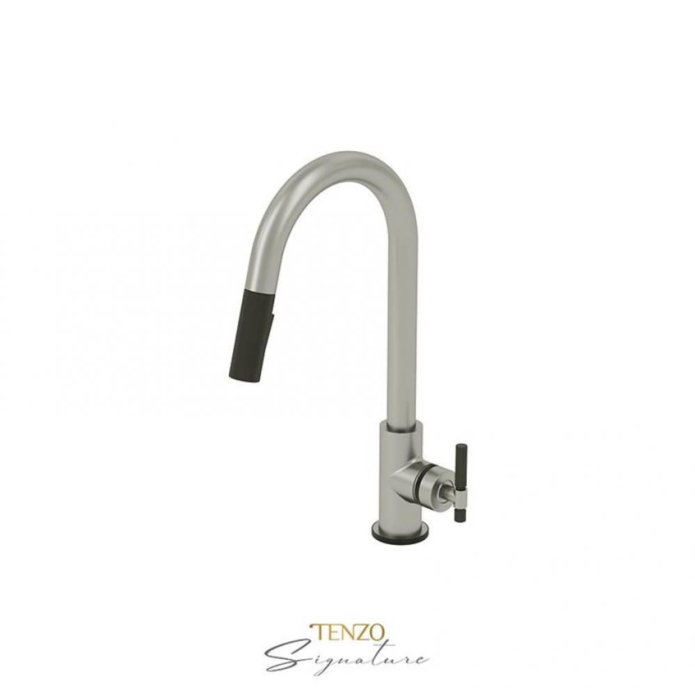 Single-handle kitchen faucet Bellacio with pull-down & 2-Function hand shower stainless steel