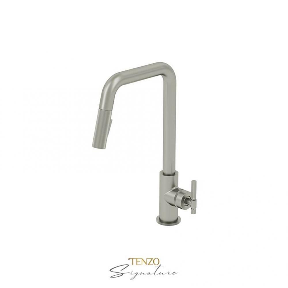 Single-handle kitchen faucet Bellacio with pull-down & 2-Function hand shower stainless steel