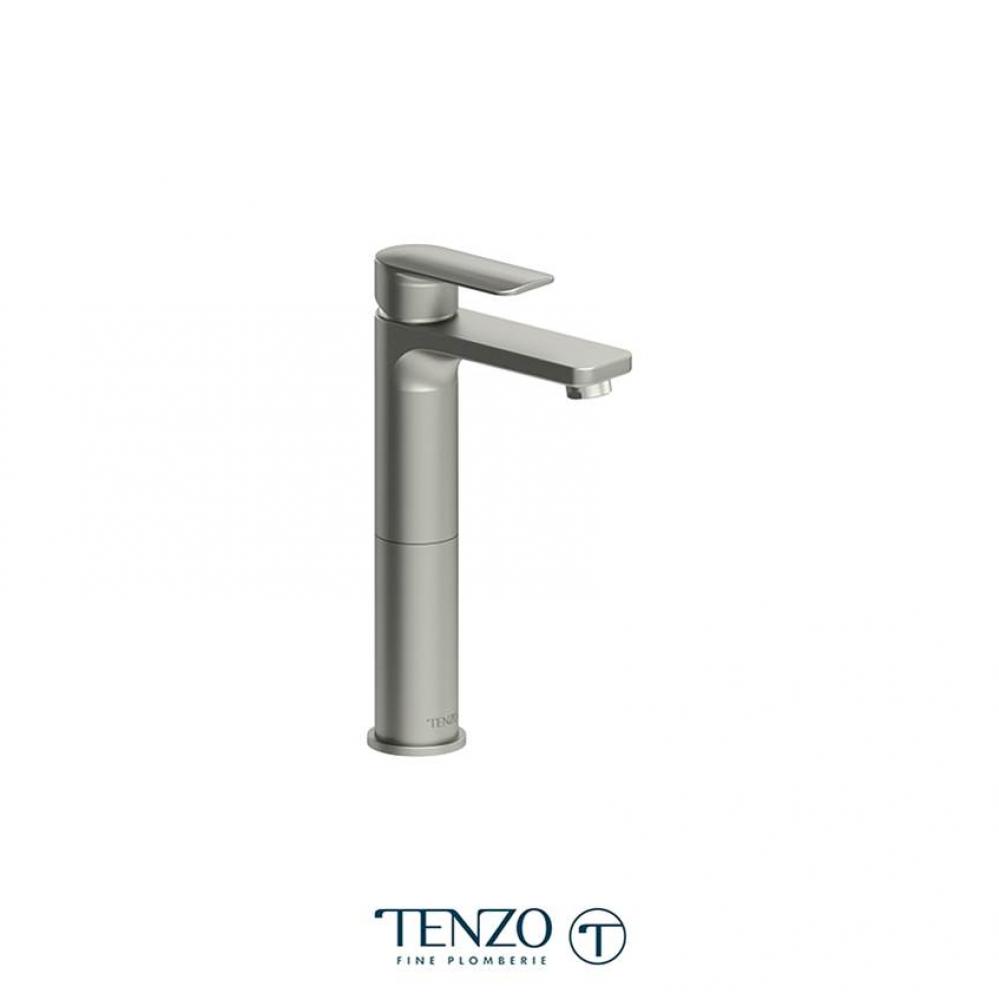 Delano single hole tall lavatory faucet brushed nickel