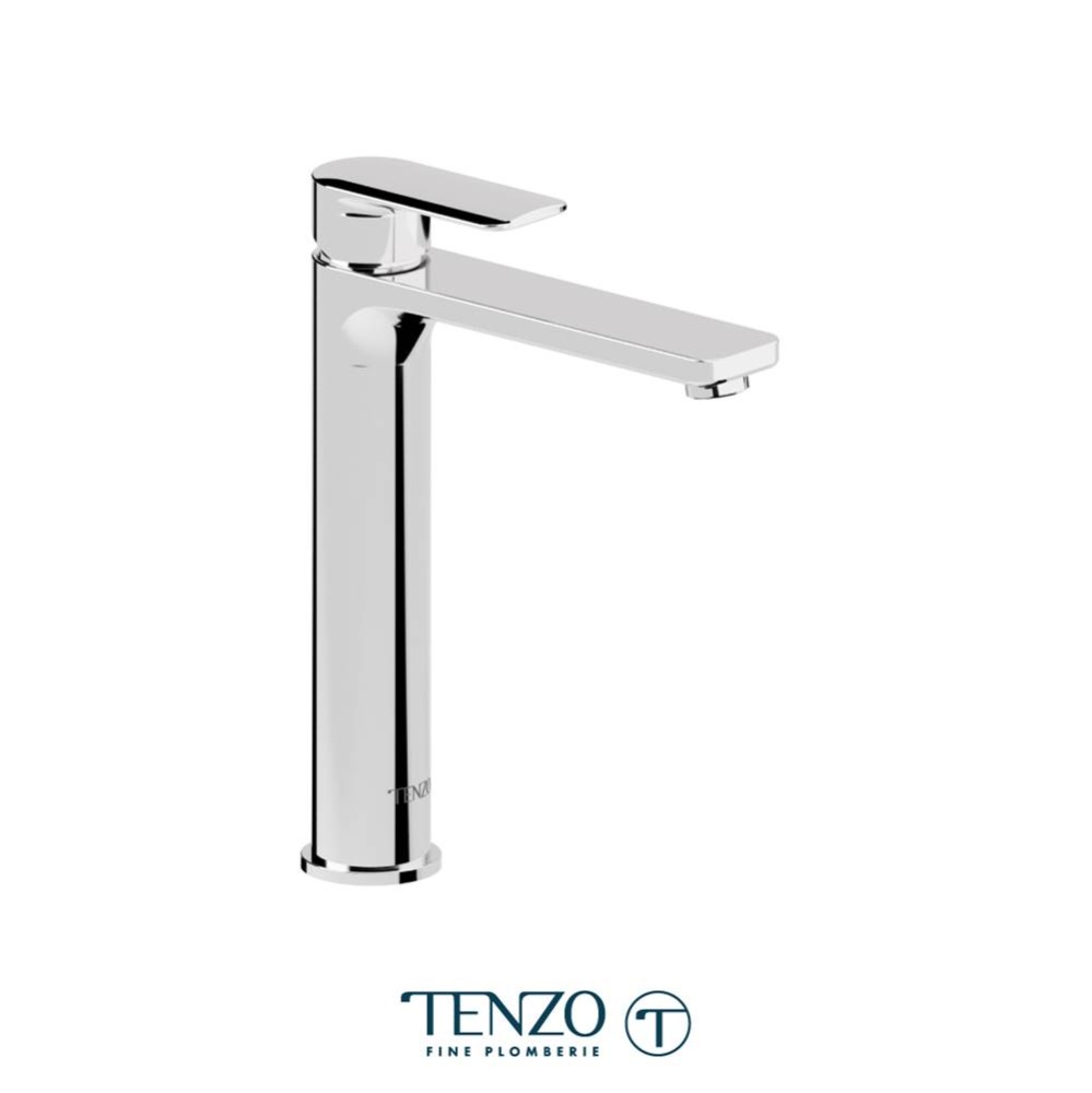 Delano single hole tall lavatory faucet chrome