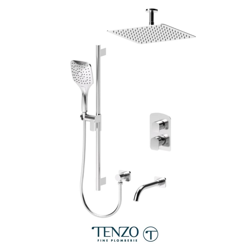 Delano T-Box kit 3 functions pres bal chrome finish