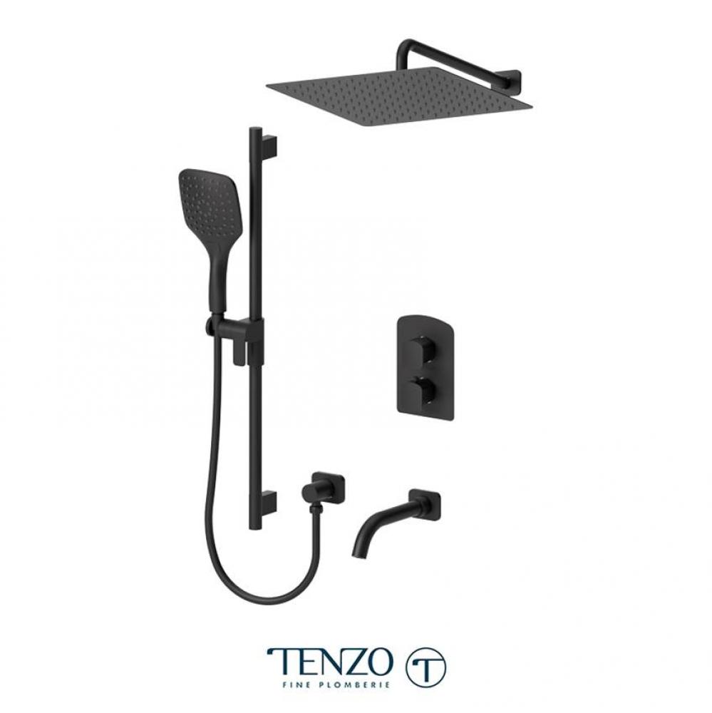 Delano T-Box kit 3 functions thermo matte black finish