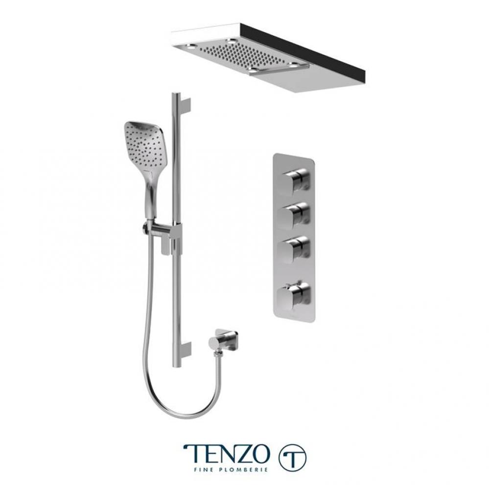 Delano Extenza kit 3 functions thermo chrome finish