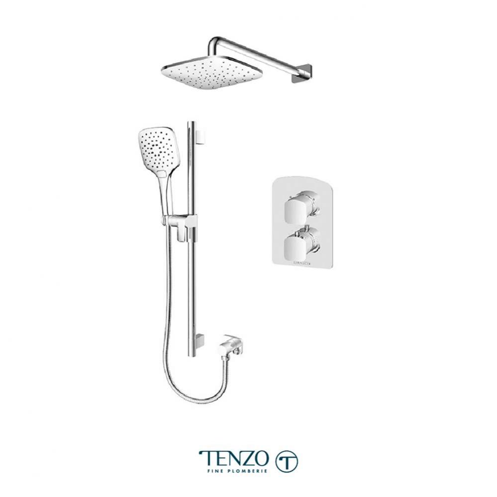 Trim for Delano T-Box kit 2 functions thermo chrome finish