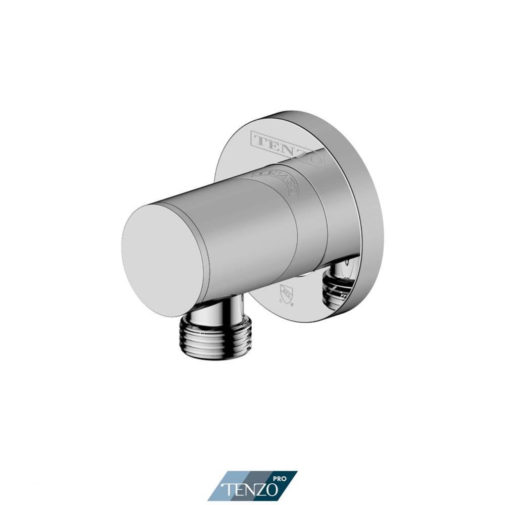 Wall supply elbow chrome