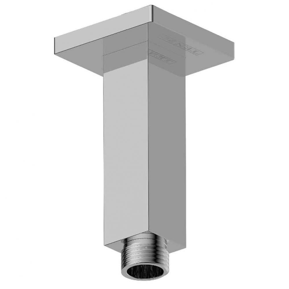 Ceiling shower arm squared 15cm (6'') chrome