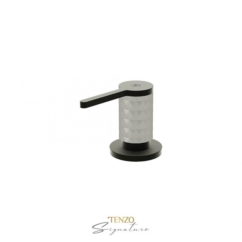 Soap dispenser Calozy matte black / stainless steel