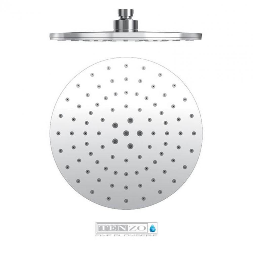 Air Boost shower head round 23cm [9in] PVC 2mm chrome