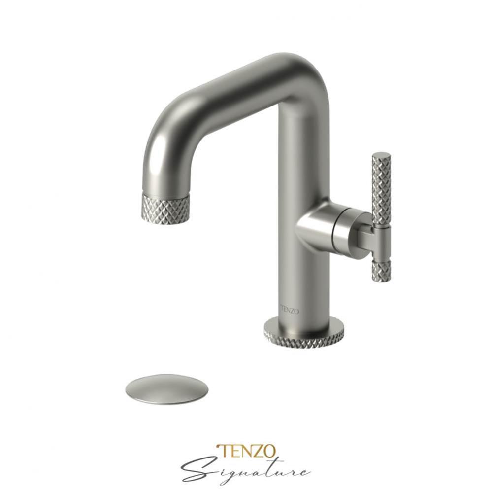 Single hole lavatory faucet with (W/O overflow) drain Bellacio-C brushed nickel