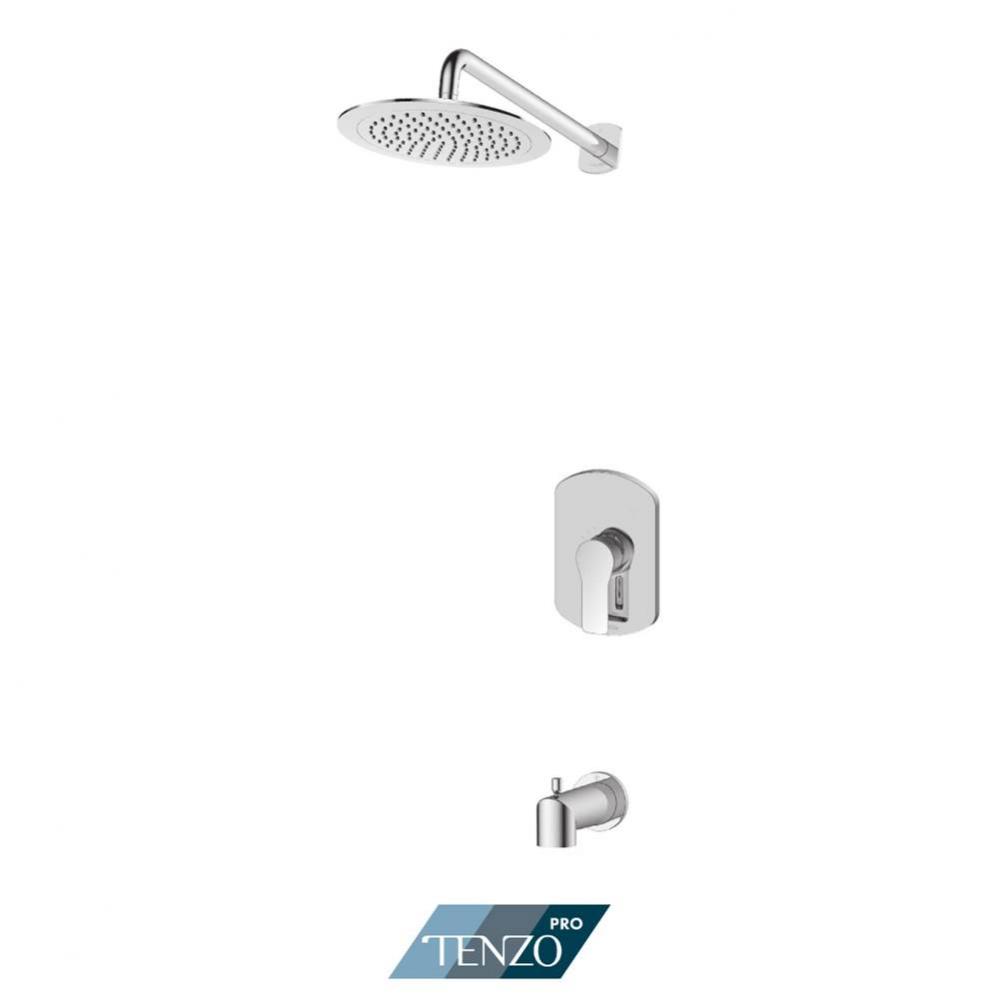 Trim for Galia Tenzo Pro Kit 1 function pres bal chrome finish