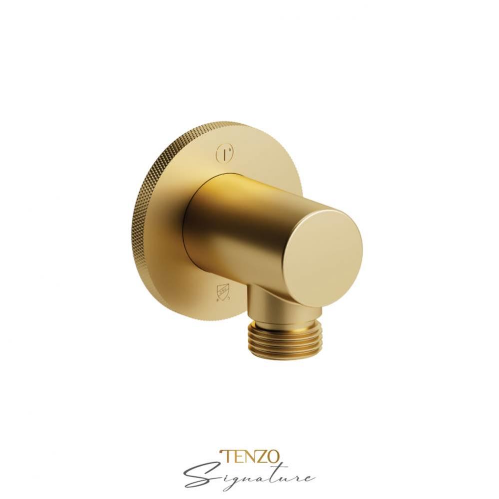 Wall supply elbow Bellacio-F brushed gold