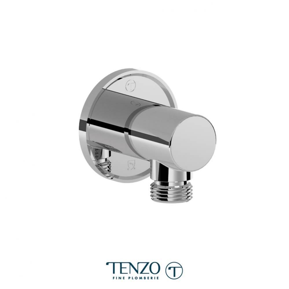 Wall supply elbow chrome