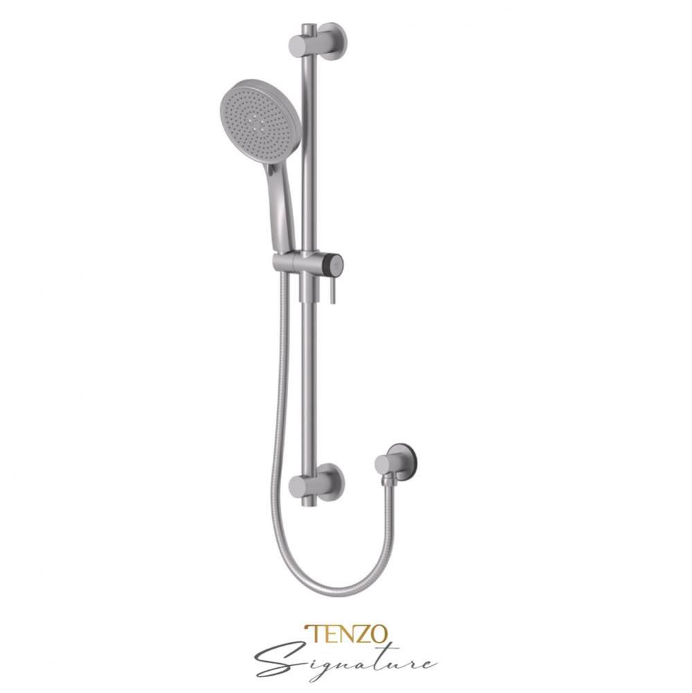 Sliding bar kit Bellacio-C brushed nickel/ matte black