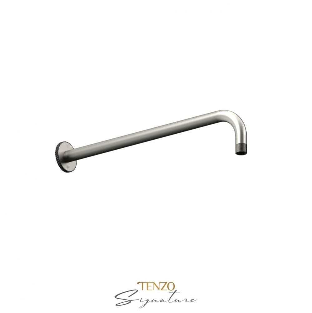 Wall mount shwr arm Bellacio-C brushed nickel/ matte black