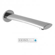 Tenzo BS-306-CR - Wall mount spout 22cm (8-1/2in)brass chrome