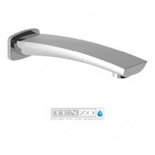 Tenzo BS-307 - Wall mount spout 22cm [8-1/2in]brass chrome