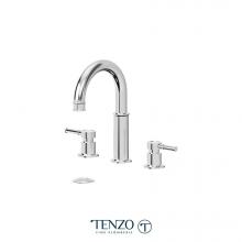 Tenzo ALY13-P-CR - Alyss 8in lavatory faucet chrome with (overflow) drain