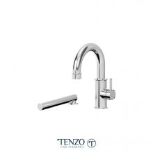 Tenzo ALY31-CR - Deck mount 2 pcs tub filler Alyss chrome