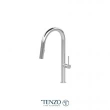 Tenzo AM130-CR - Single-handle kitchen faucet Amador with pull-down & 2-Function hand shower chrome