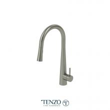 Tenzo AV130-SS - Single-handle kitchen faucet Aviva with pull-down & 2-Function hand shower brushed stain. Stee