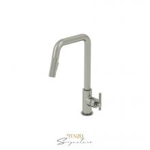 Tenzo BE131-C-SS - Single-handle kitchen faucet Bellacio with pull-down & 2-Function hand shower stainless steel