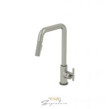 Tenzo BE131-F-SS - Single-handle kitchen faucet Bellacio with pull-down & 2-Function hand shower stainless steel
