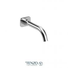 Tenzo BS-308-CR - Wall mount spout 20cm (8in) brass chrome