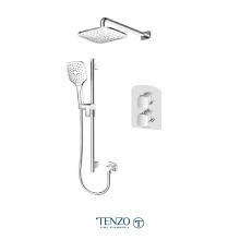 Tenzo DET32-20114-CR - Delano T-Box kit 2 functions thermo chrome