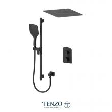 Tenzo DEPB32-20113-MB - Delano T-Box kit 2 functions pres bal matte black finish