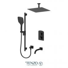 Tenzo DEPB33-511325-MB - Delano T-Box kit 3 functions pres bal matte black finish