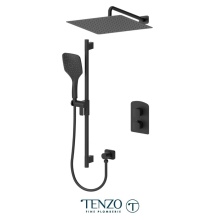 Tenzo DET32-20113-MB - Delano T-Box kit 2 functions thermo matte black finish